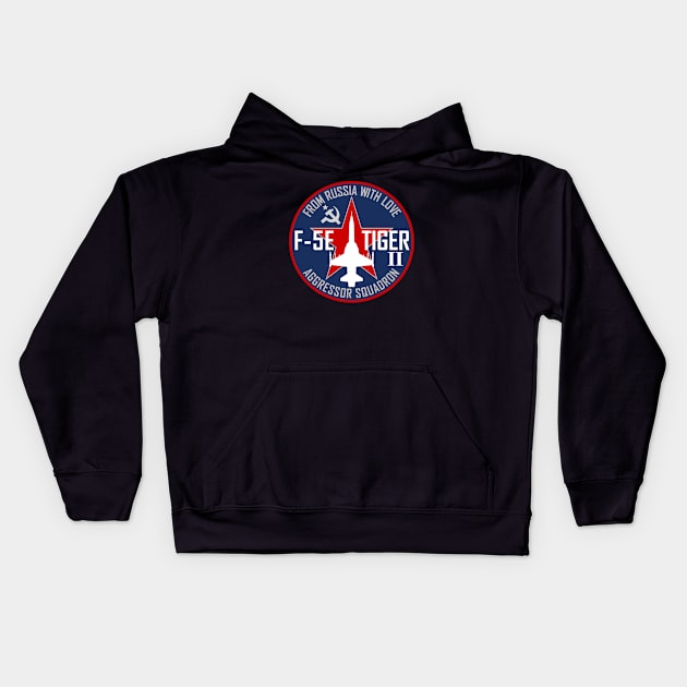 F-5E Tiger 2 Aggressor Kids Hoodie by TCP